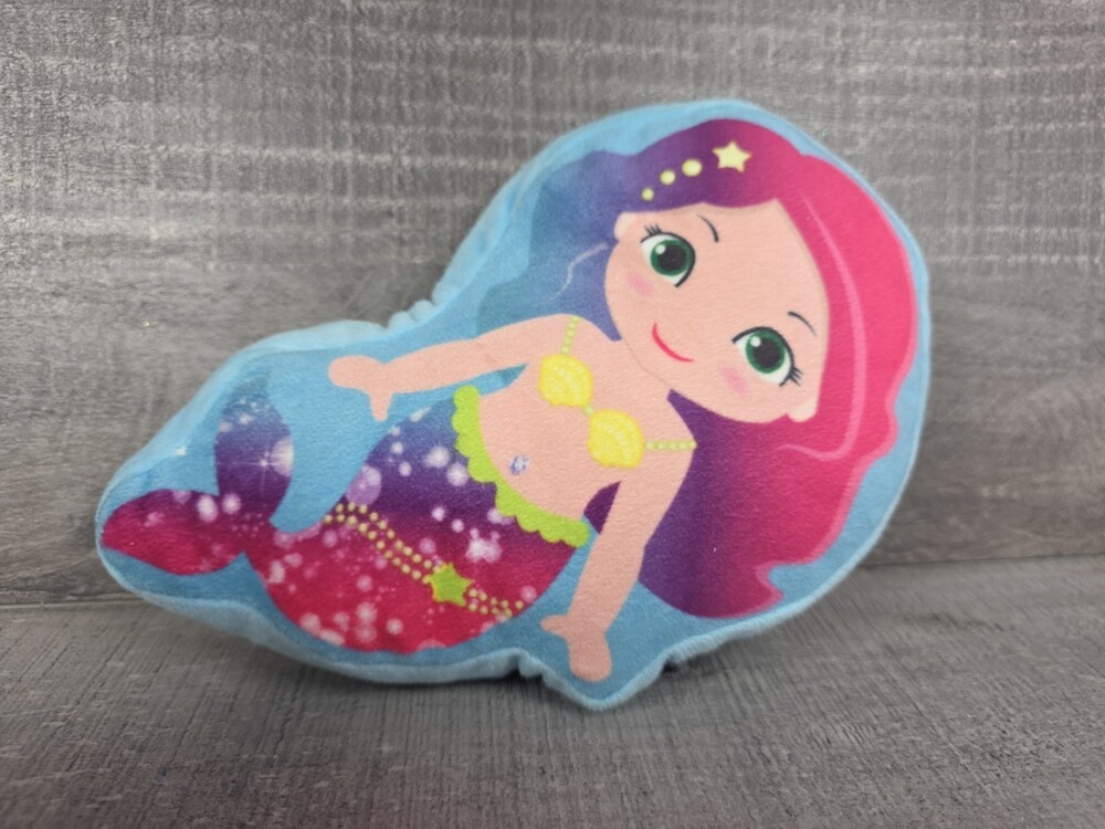 Plush Pals Mermaid Stuffed Toy Doll Sea Creature Princess Blue Pink BMI b25